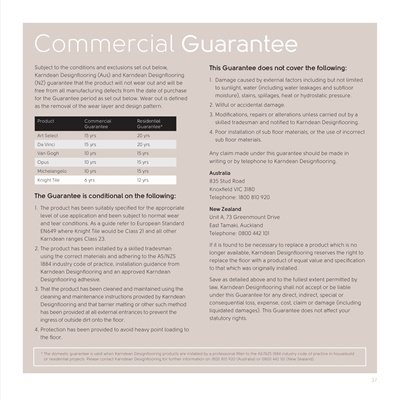 Page 0037 Commercial Guarantee