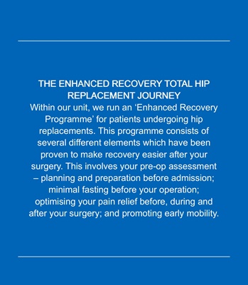 Hip Replacement Surgery Guide - Recovery programme