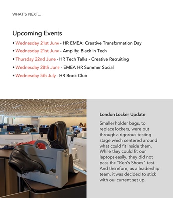 Upcoming events
