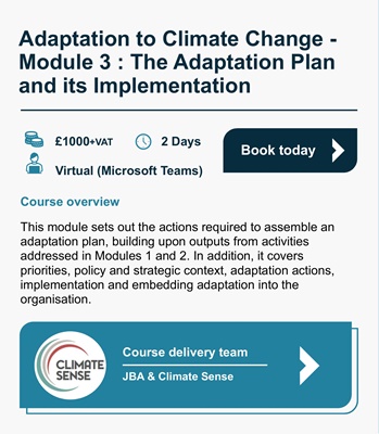 Adaptation to Climate Change - Module 3 : The Adaptation Plan and its Implementation