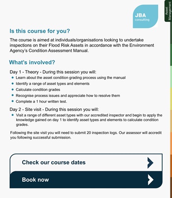 Flood asset inspection training