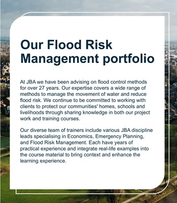 Our Flood Risk Management portfolio
