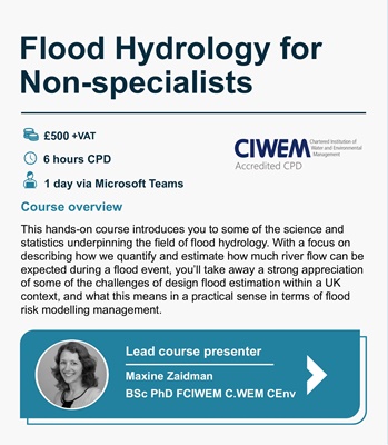 Flood Hydrology for Non-specialists