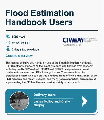 Flood Estimation Handbook Users