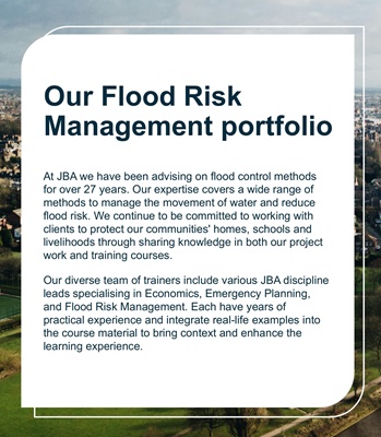 Our Flood Risk Management portfolio