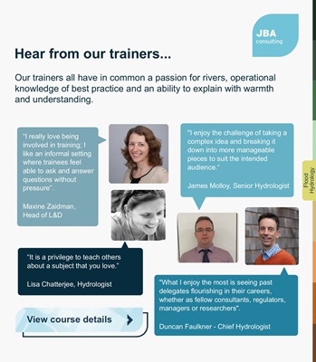 Hear from our trainers...