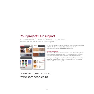 Commercial Specification Support - Karndean Designflooring Australia