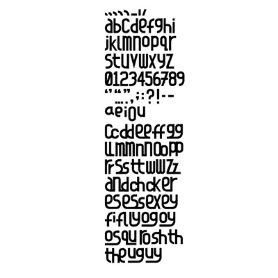 Ezra Phonetic typeface