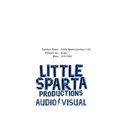 Little Sparta typeface