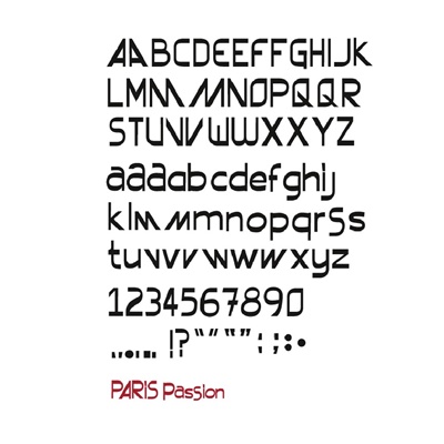 Paris Passion typeface