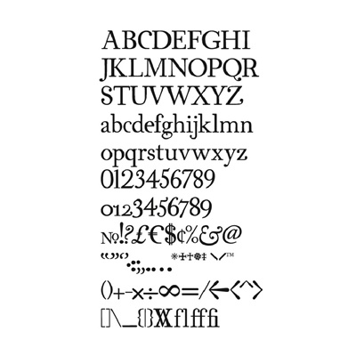 Brand E typeface