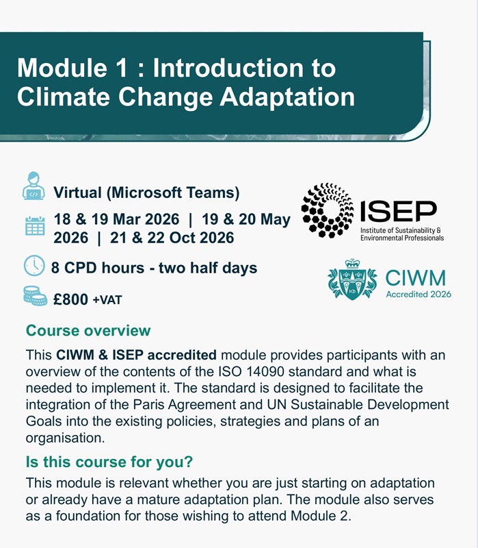 Adaptation to Climate Change - Training brochure - 4