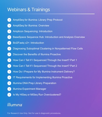 Webinars & Trainings - 1