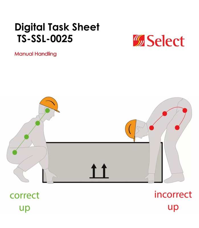 Manual Handling Digital Task Sheet - 1
