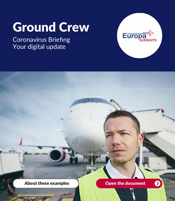 Europa Airways showcasing PageTiger software