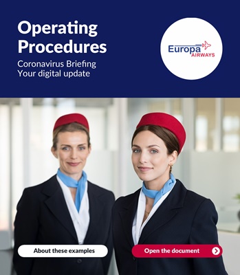 Europa Airways showcasing PageTiger software