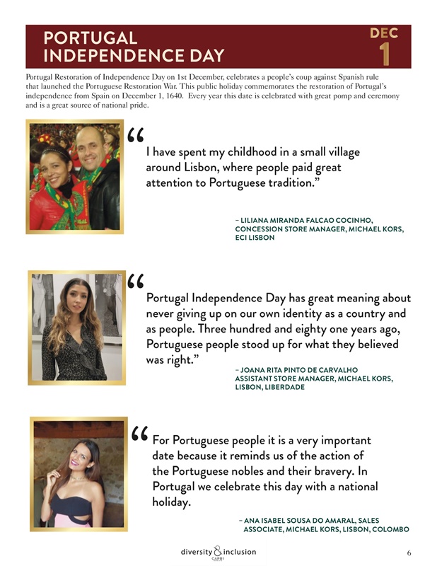 D&I Monthly Celebrations December 2021