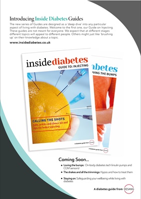 Desang diabetes, Inside diabetes guides, guide to injecting insulin, guide to injecting for people w