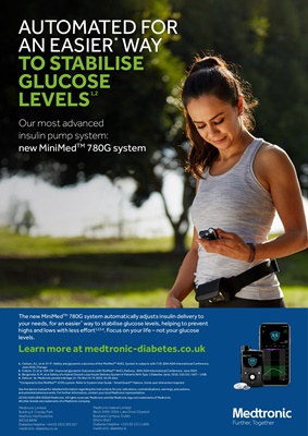 Medtronic Guardian Connect CGM sensor for diabetes