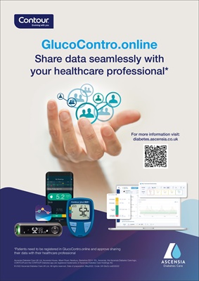 Ascensia GlucoContro diabetes blood test result sharing software