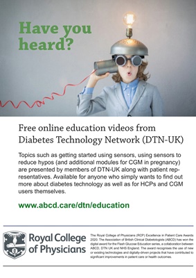 Diabetes technology education from Diabetes Technology Network DTN