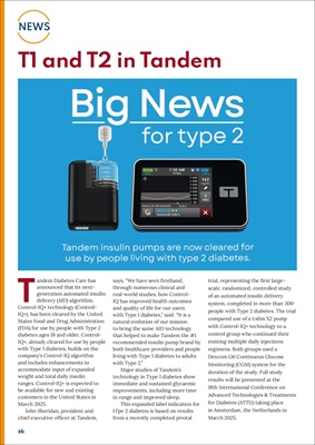 Desang diabetes magazine, diabetes news