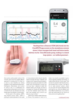 insulin pump, Dana RS system, artificial pancreas, Advanced Therapeutics UK, CamAPS FX, Dexcom G6