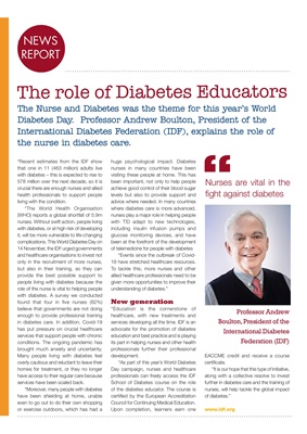 Desang diabetes magazine diabetes news, World Diabetes Day