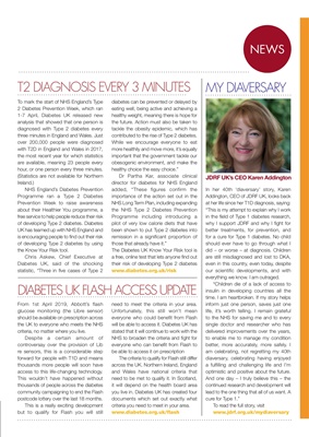 Desang diabetes magazine diabetes news