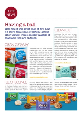 diabetes food news, protein balls, Deliciously Ella, Bounce Foods, The Protein Ball company, diabete