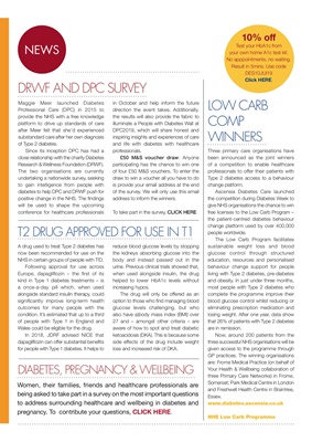 Desang diabetes magazine, diabetes news