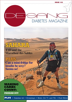 Desang diabetes magazine, diabetes information, Sue Marshall