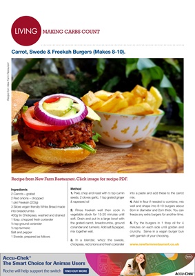 Desang Diabetes Magazine, Making Carbs Count, carbohydrate counting for diabetes, carb content of fr