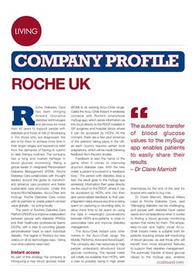 Roche UK Accu-Chek Instant blood glucose system