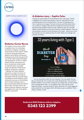 Desang diabetes magazine, diabetes news, WDD, World Diabetes Day