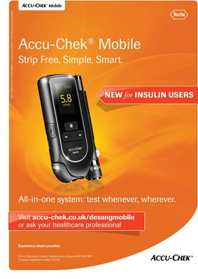 Accu-Chek Mobile blood test meter