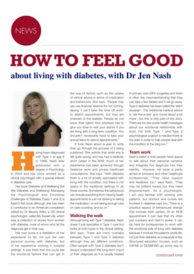 Dr Jen Nash Diabetes and Wellbeing