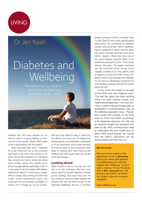 Dr Jen Nash diabetes and wellbeing