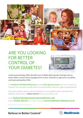 Medtronic diabetes insulin pump and CGM