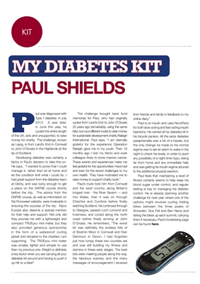 My diabetes kit Paul Shields