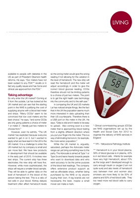 New Advantage blood test meter to launch in the UK