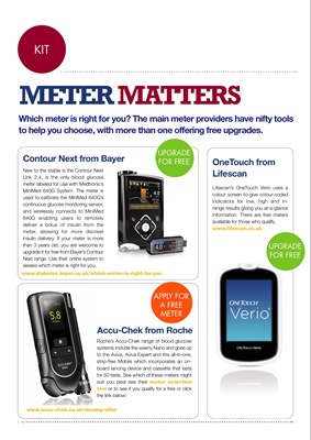 diabetes blood test meters Accu-Chek Mobile