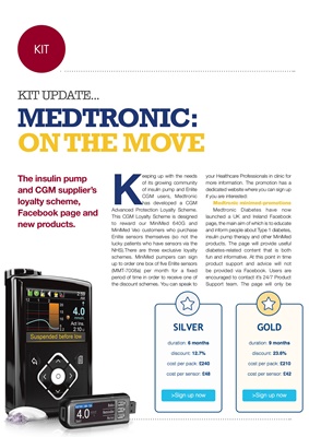 Medtronic 640g diabetes insulin pump and Enlite CGM