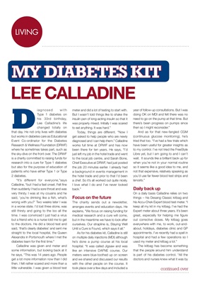 my diabetes kit Lee Calladine