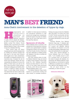 Accu-Chek Mobile blood glucose system, Medical Detection Dogs, Limited Edition Accu-Chek Mobile pink