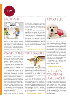 Desang diabetes magazine diabetes news, Type 1 diabetes, Type 2 diabetes