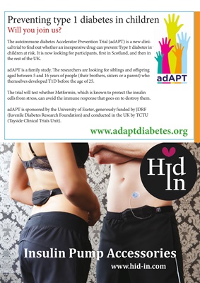 adAPT diabetes trial, Hid-In insulin pump belt