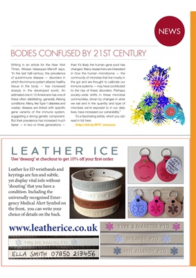 Leatherice diabetes ID jewellery