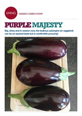 Making Carbs Count Aubergines