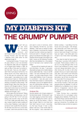 my diabetes kit, the grumpy pumper